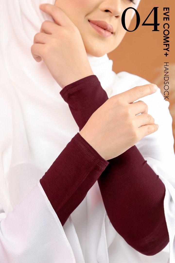 EVE COMFY HANDSOCKS - 04 MAROON - Image 2