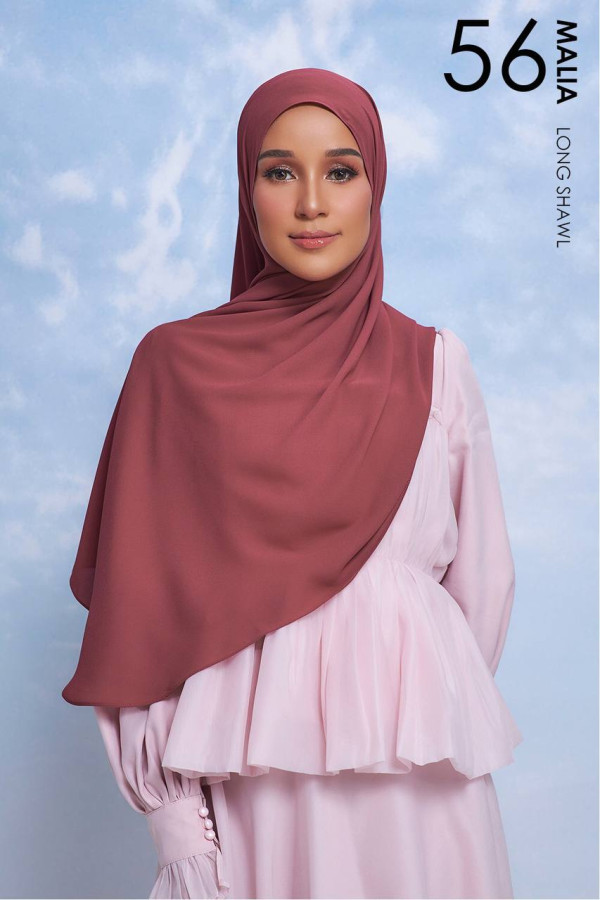 MALIA BASIC SHAWL 2.0 - 56 CHILLI RED