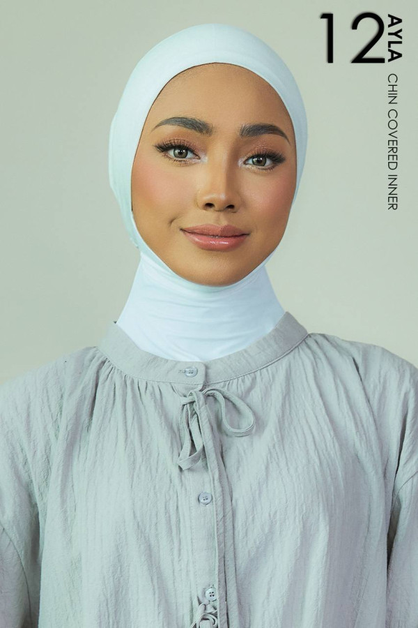 AYLA CHIN COVERED INNER 12 - WHITE