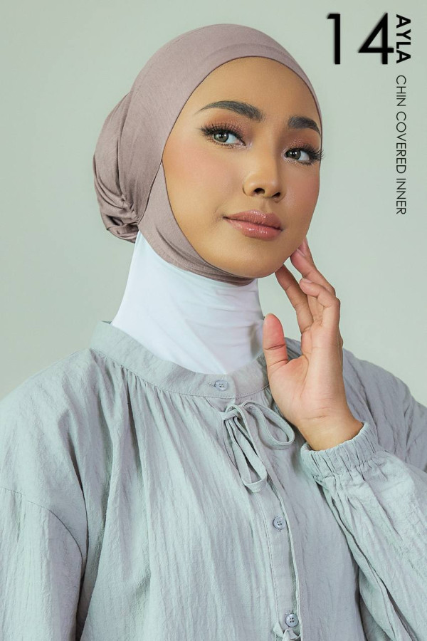 AYLA CHIN COVERED INNER 14 - ESPRESSO