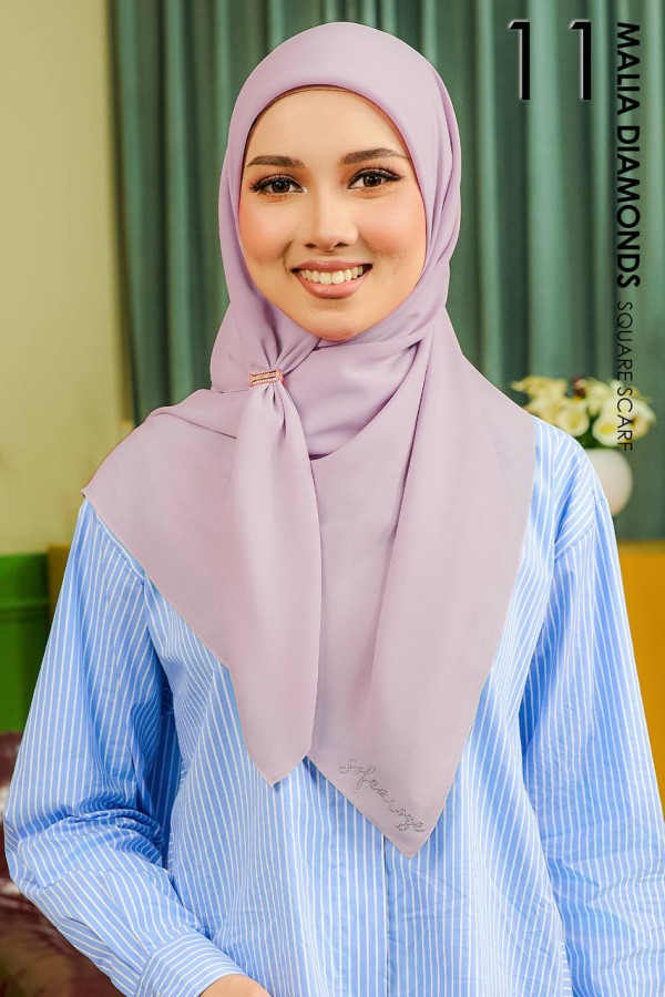 MALIA DIAMONDS SQUARE - 11 PALE PINK