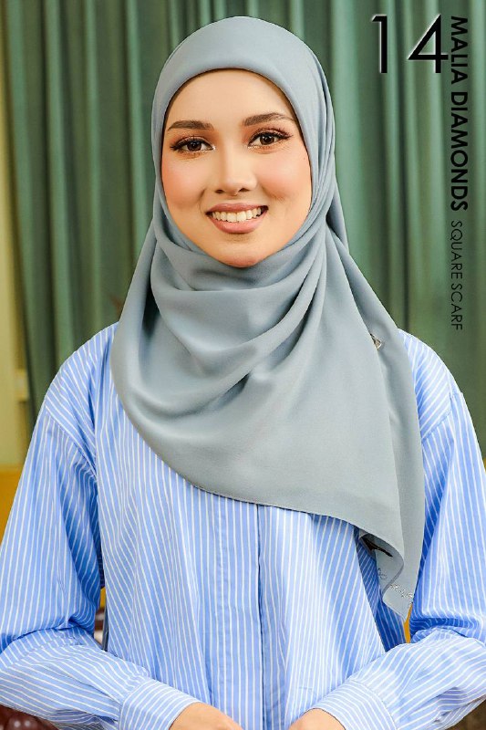 MALIA DIAMONDS SQUARE - 14 GRAY