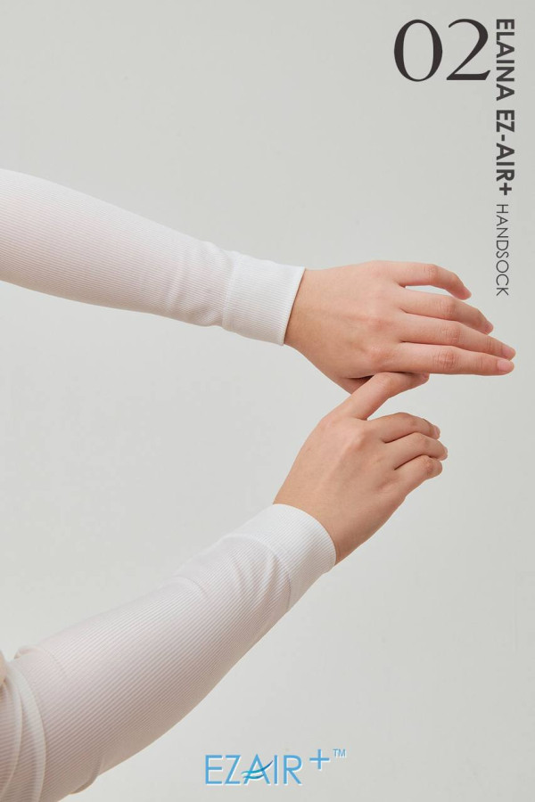 ELAINA EZ-AIR HANDSOCK - 02 WHITE