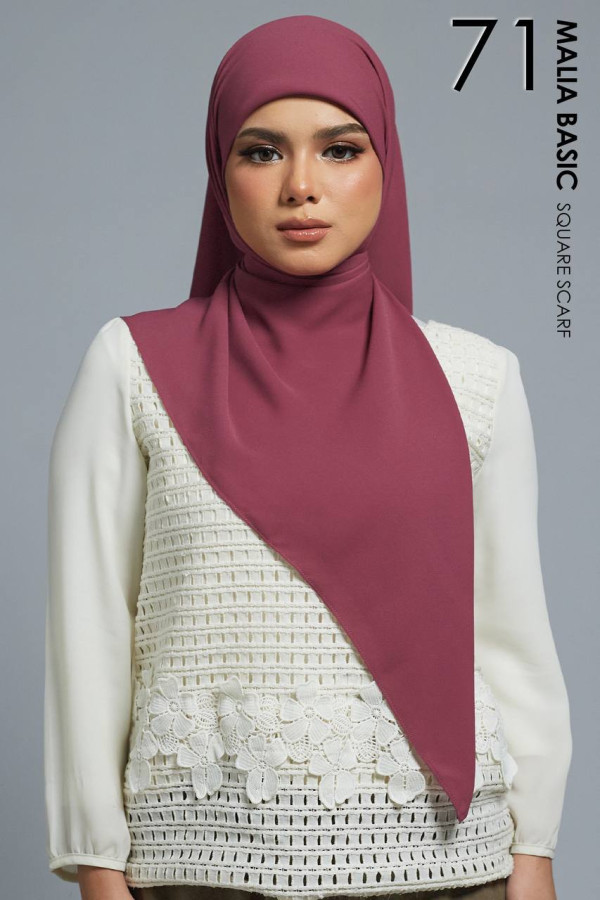 MALIA BASIC SQUARE - 71 LIGHT MAROON