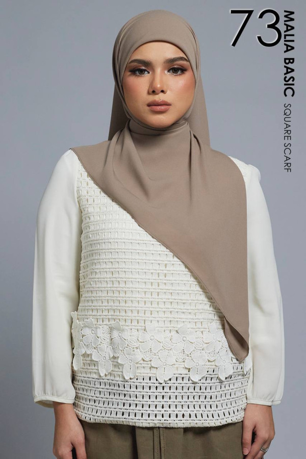 MALIA BASIC SQUARE - 73 DUSK TAUPE