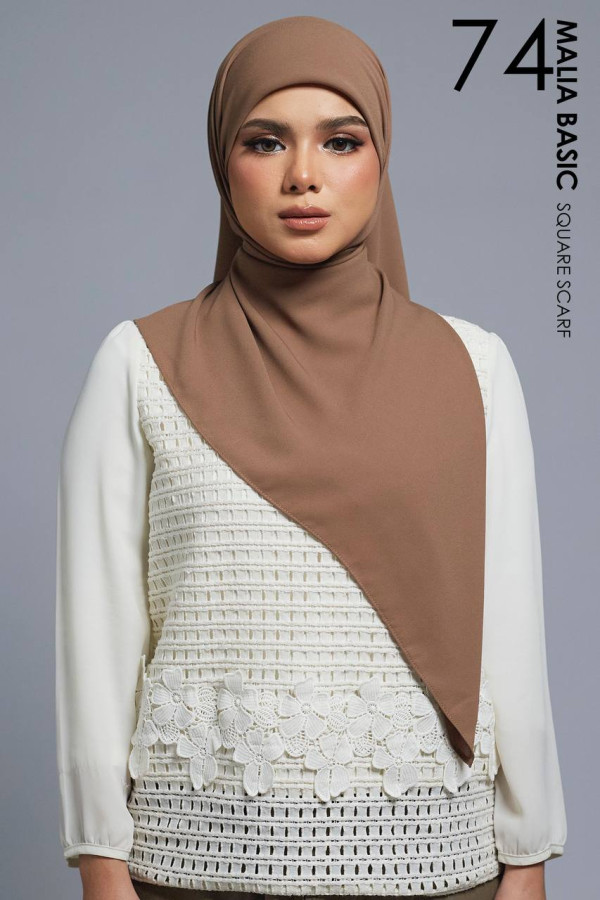 MALIA BASIC SQUARE - 74 DARK BROWN