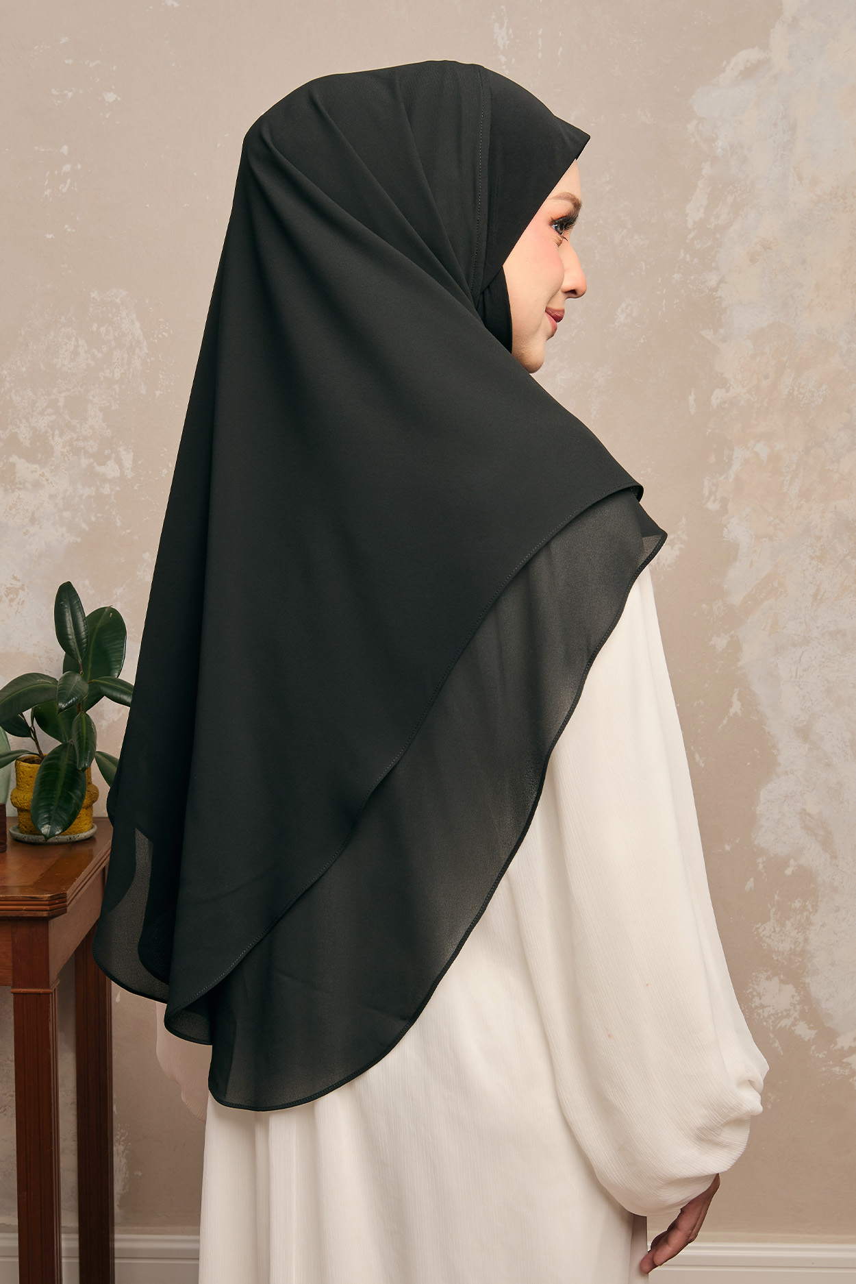 SAFWA KHIMAR 01 - BLACK - Image 4