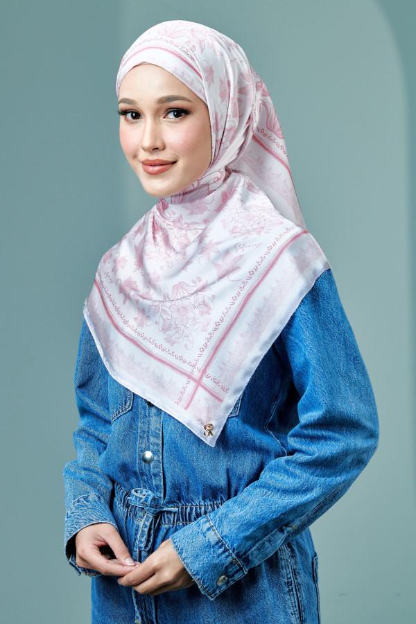 LEONIE ECLAT SHAWL - 05 POWDER BLUSH