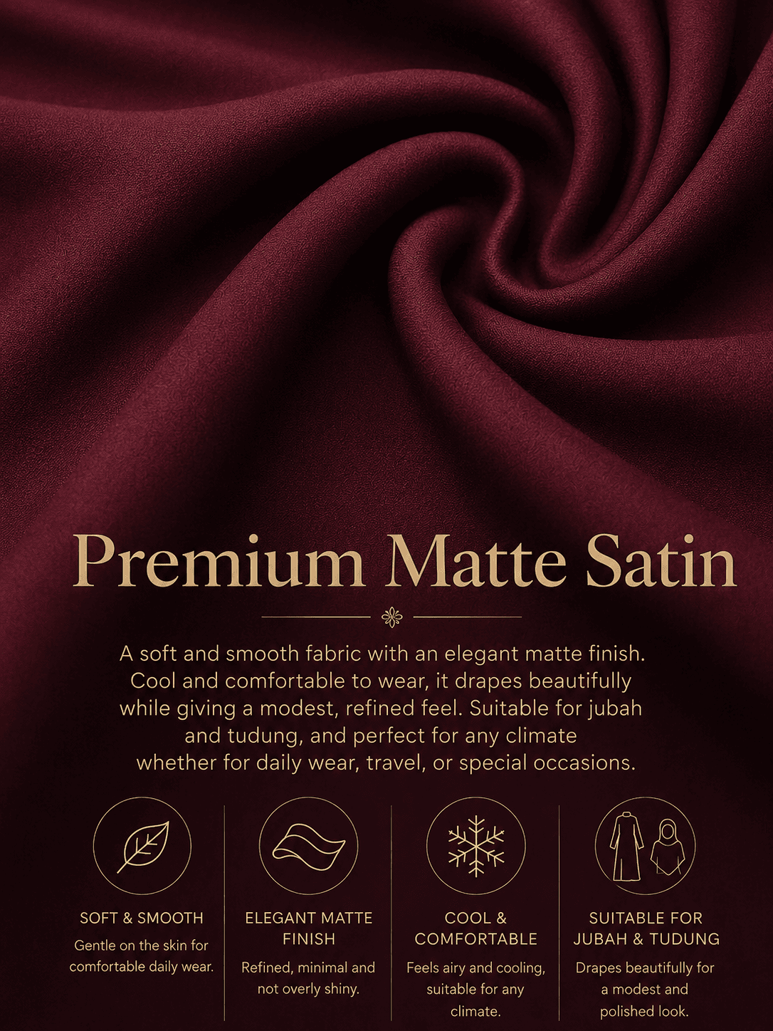 ZAHRA JUBAH - 03 DEEP RED - Image 8