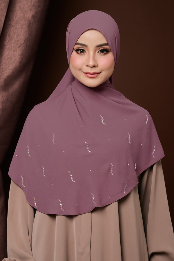 MALIA LUXE SHAWL - 13 MAUVE DUSK