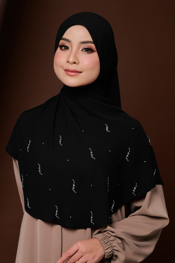 MALIA LUXE SHAWL - 16 BLACK